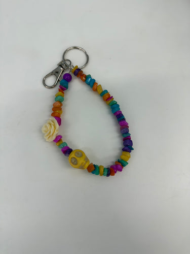 Día de los muertos keychain / phone charm