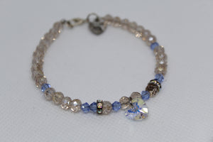 Swarovski heart bracelet