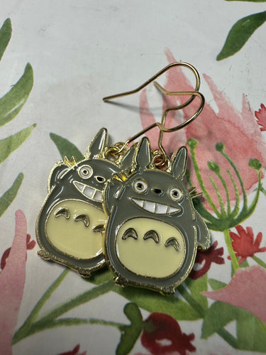 Totoro earrings