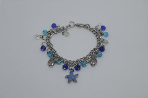 Sea star bangle bracelet