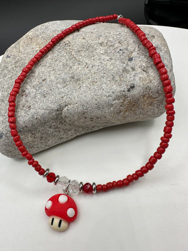 Mushroom necklace