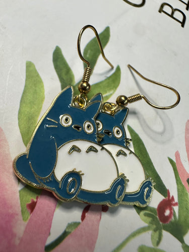 Totoro earrings