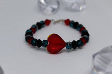 Load image into Gallery viewer, Red sparkle bracelet