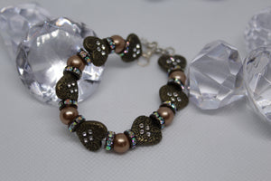 Vintage heart bracelet