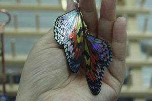 Butterfly dangle earrings