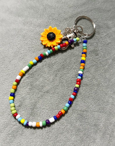 Sunflower keychain