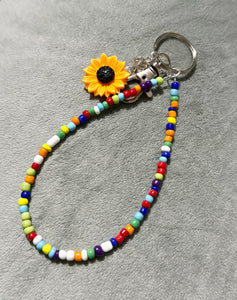 Sunflower keychain
