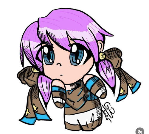 Shy Cowgirl sticker