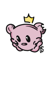 Queen gummy sticker