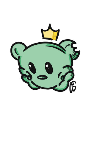Queen gummy sticker