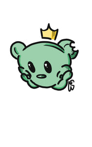 Queen gummy sticker