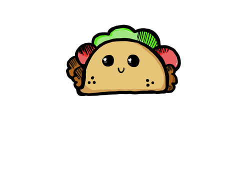 Super taco sticker