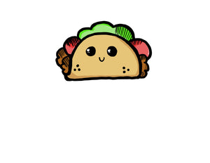 Super taco sticker