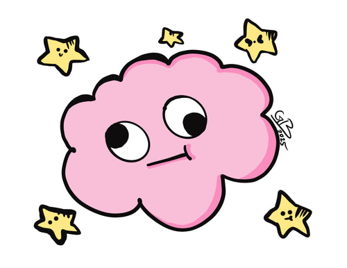 Derp cloud sticker