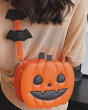 Load image into Gallery viewer, Pumpkin crossbody purse