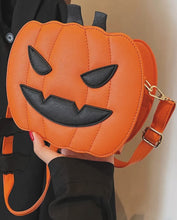 Load image into Gallery viewer, Pumpkin crossbody purse