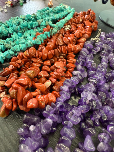 Crystal necklaces
