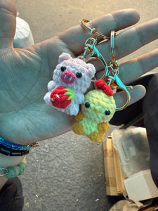 Keychain/ purse charms farm animals