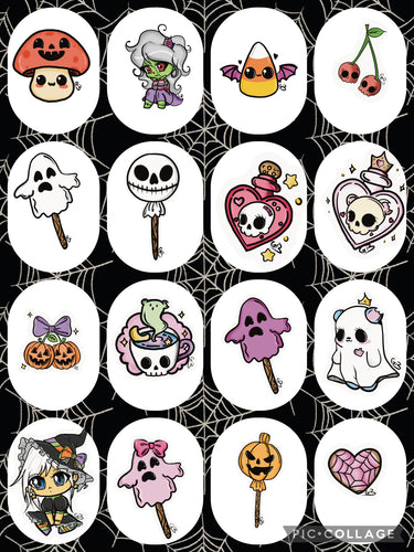 Halloween sticker packet part 1