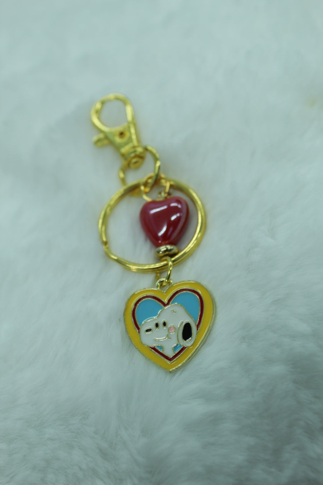 Snoopy love keychain