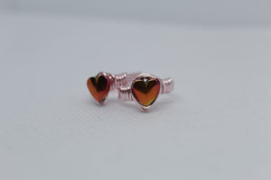 Red heart ring