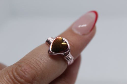 Red heart ring