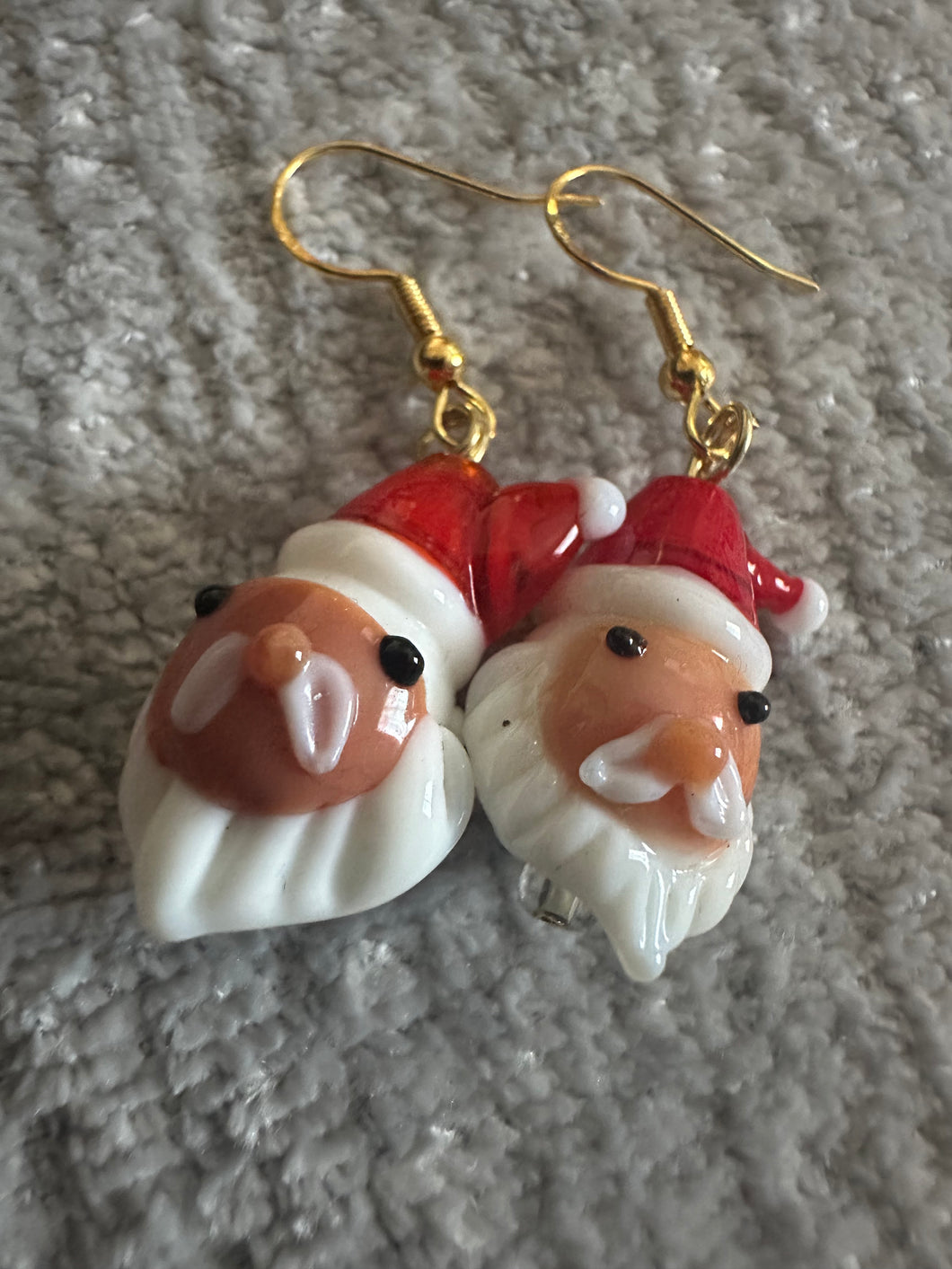 Santa claus earrings