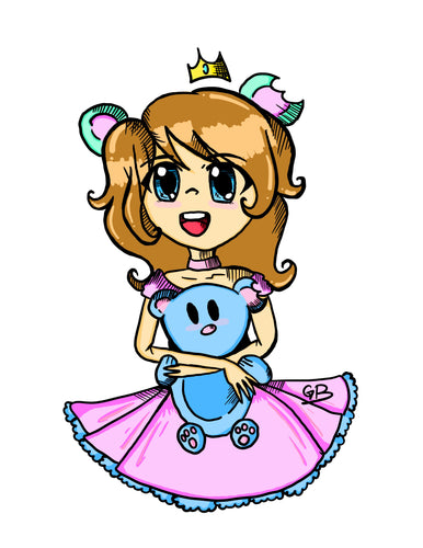 Queen gummy sticker