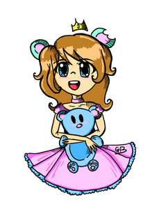 Queen gummy sticker