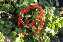 Load image into Gallery viewer, red-orange long necklace