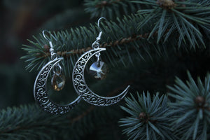 Moon earrings