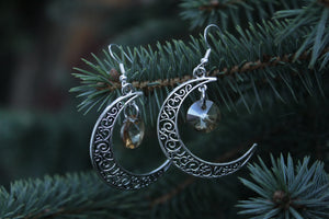Moon earrings