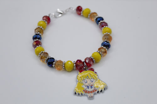 Salior moon character bracelet