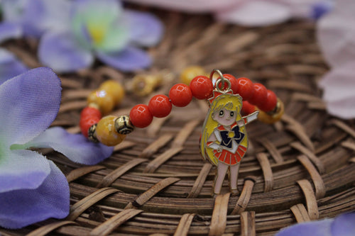Salior moon character bracelet