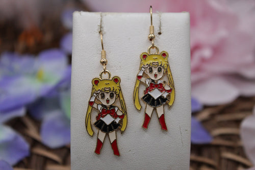 Salior moon earrings