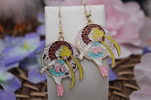 Salior moon earrings