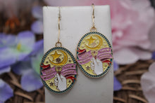 Load image into Gallery viewer, Salior moon wand earrings