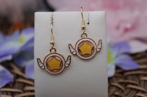 Salior moon star earrings