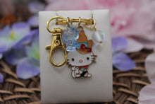 Load image into Gallery viewer, Hello kitty cowgirl keychain