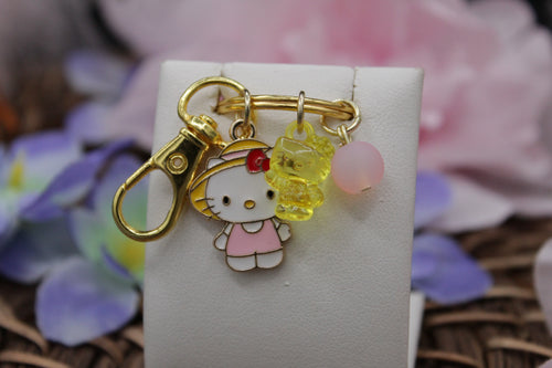 Hello kitty spring keychain