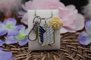 Attack on titan keychain