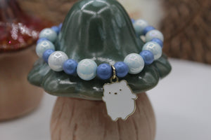 Lil white bear bracelet