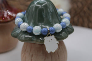 Lil white bear bracelet