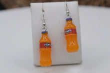Load image into Gallery viewer, Orange soda earrings