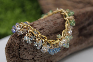 Swarvoski dangle (spring) bracelet