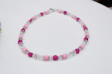 Load image into Gallery viewer, Smile pink necklace