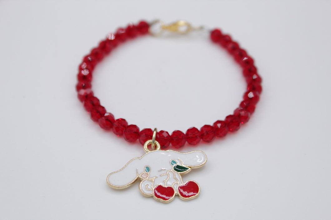 Cherry cinnamaroll bracelet