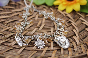 Cowgirl dangle bracelet