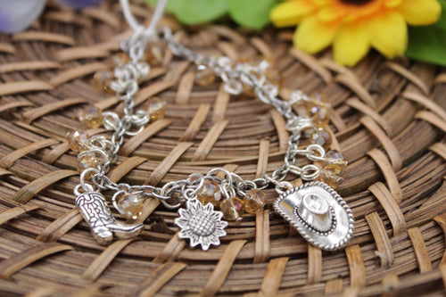 Cowgirl dangle bracelet