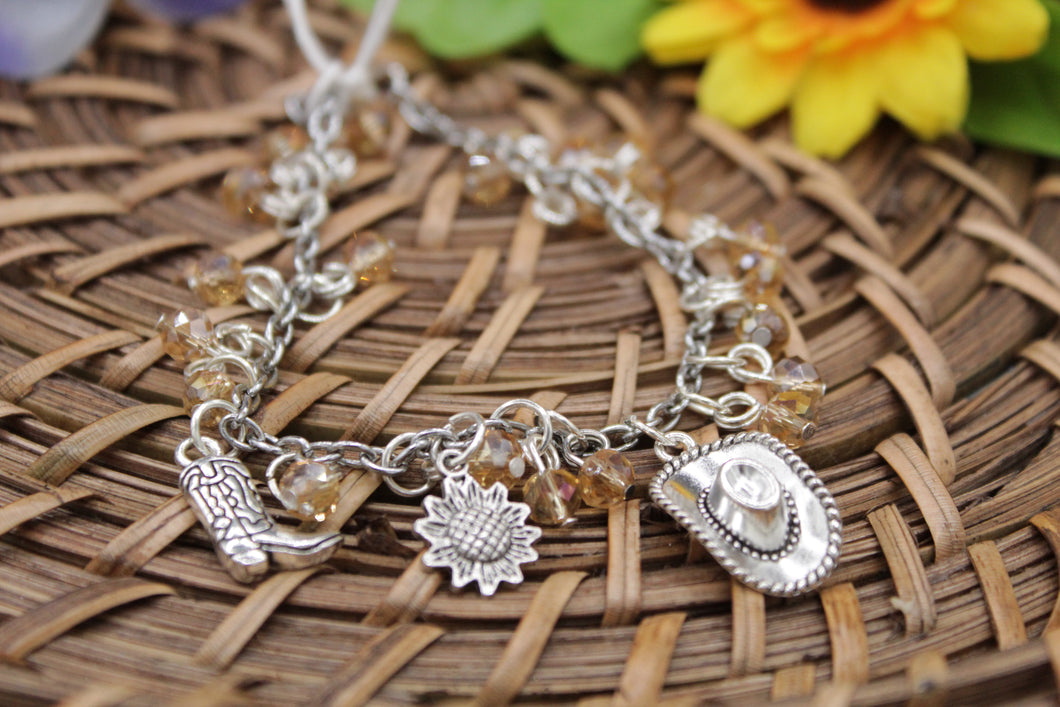 Cowgirl dangle bracelet